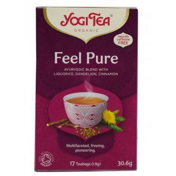 Yogi Tea Feel Pure (17 μερίδες) - Βιολογικό Προϊόν