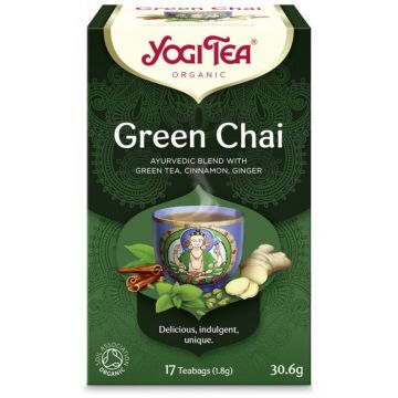 Yogi Tea Green Chai (17 μερίδες) - Βιολογικό Προϊόν
