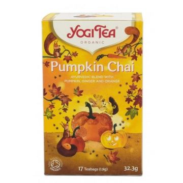 Yogi Tea Pumpkin Chai (17 μερίδες) - Βιολογικό Προϊόν
