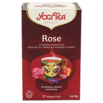Yogi Tea Rose (17 μερίδες) - Βιολογικό Προϊόν