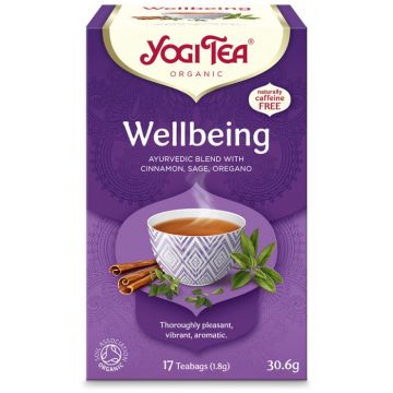 Yogi Tea Wellbeing (17 μερίδες) - Βιολογικό Προϊόν