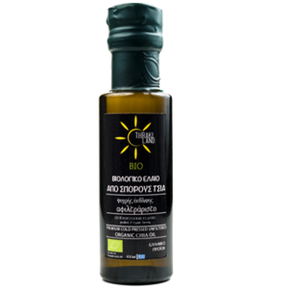 Έλαιο απο Σπόρους Τσία ThrakiLand (100ml) - Βιολογικό Προϊόν