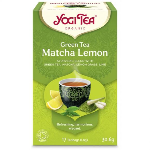 Yogi Tea Matcha Lemon Green Tea (17 sachets) - Organic Product